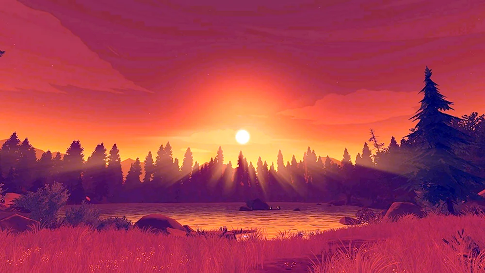 Firewatch арт