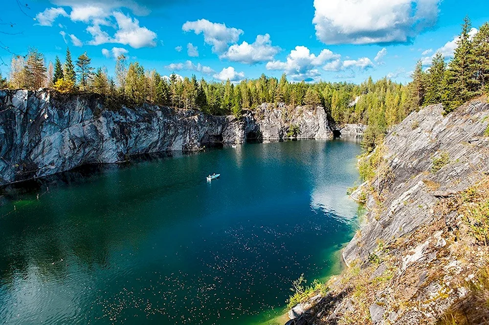 Горный парк «Рускеала» Кареля