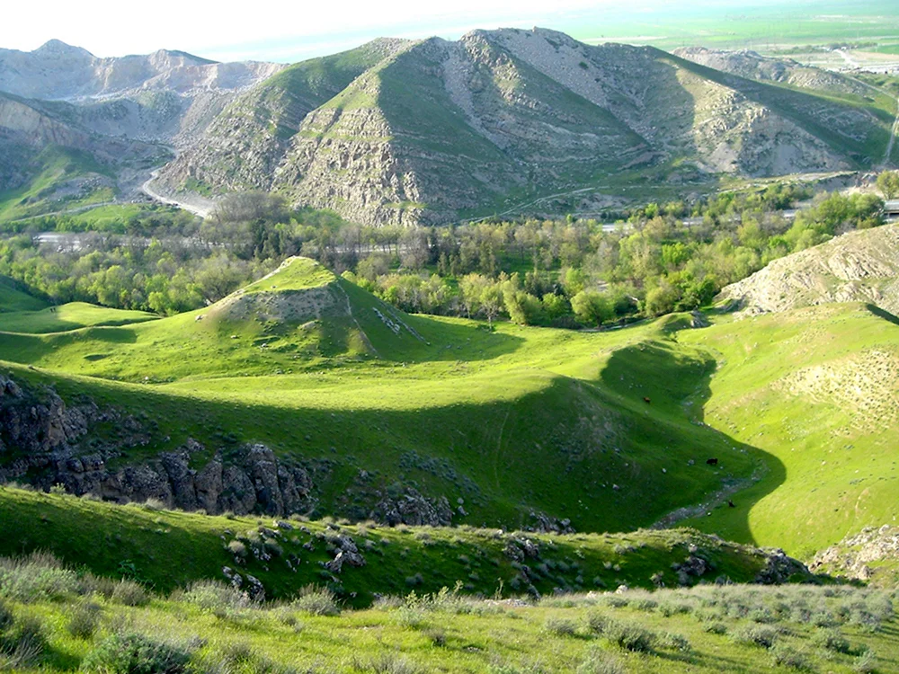 Горы Копетдаг в Туркменистане