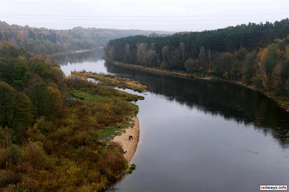 Гродненская Синеокая река Неман