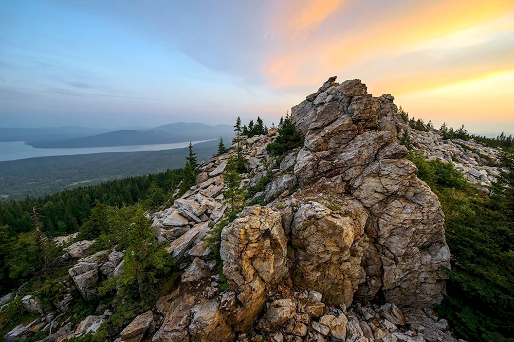 Южный Урал хребет Зюраткуль