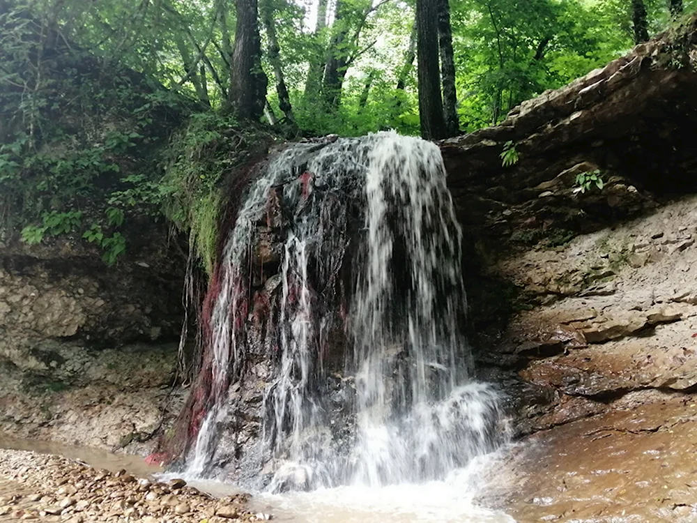 Капустинский водопад Мостовской район