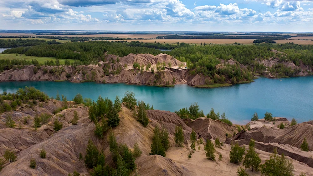 Кондуки Тульская область голубые озёра