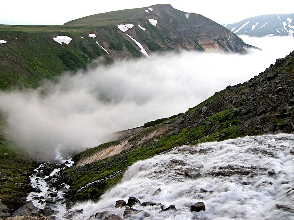 Мыс Водопадный Камчатка