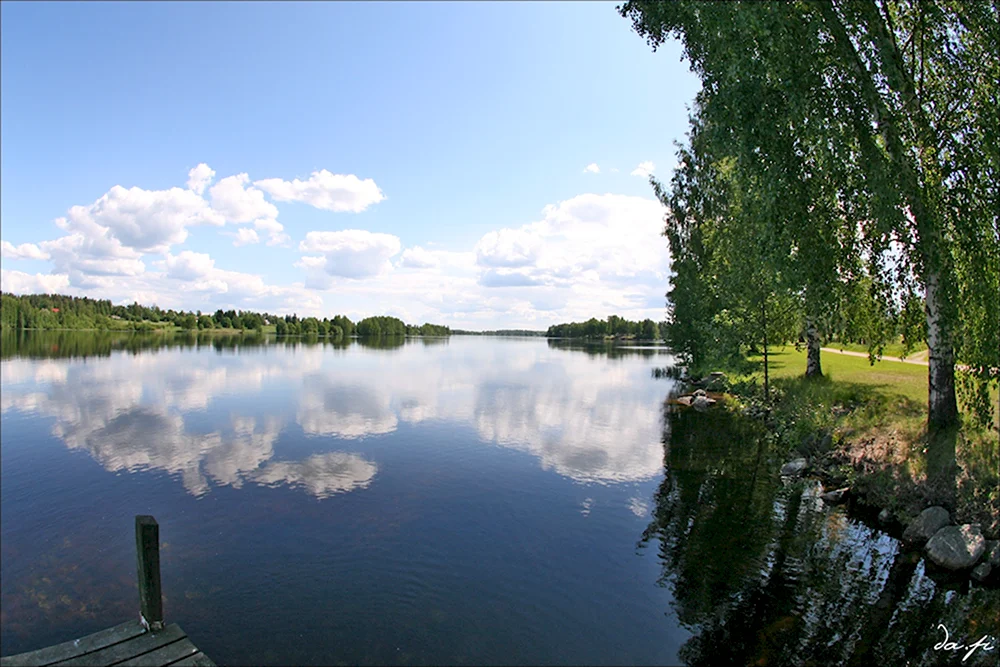 Озеро Симпеле Финляндия