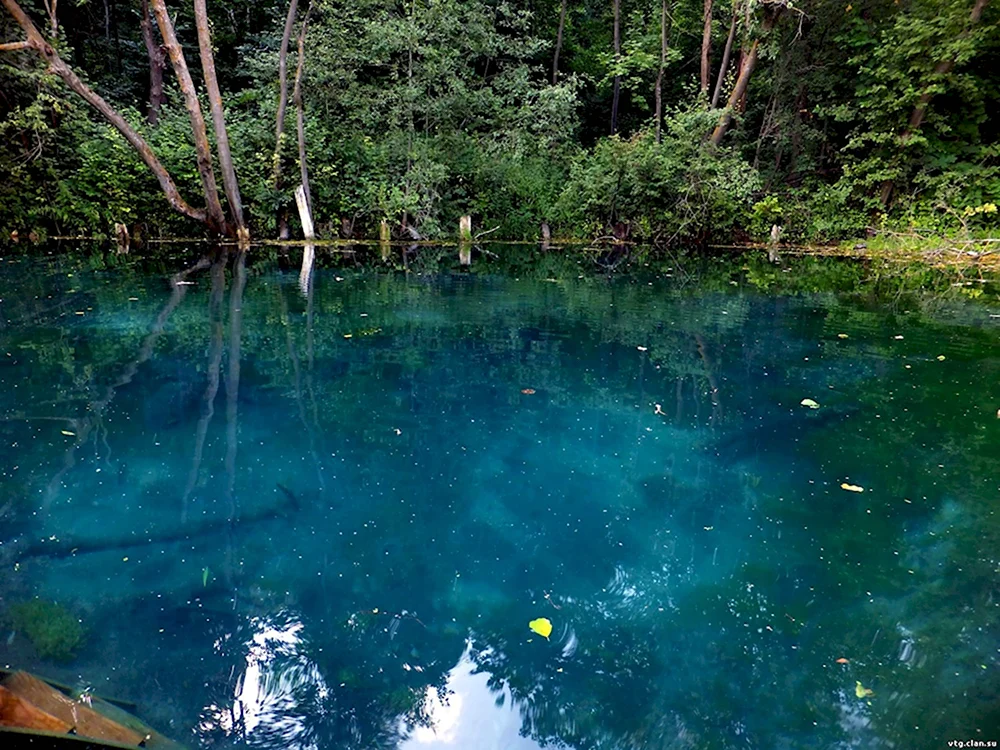 Поселок Фосфоритный голубое озеро