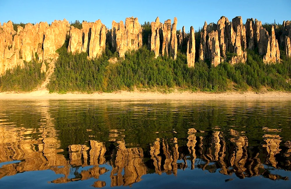 Природный парк Ленские столбы в Якутии