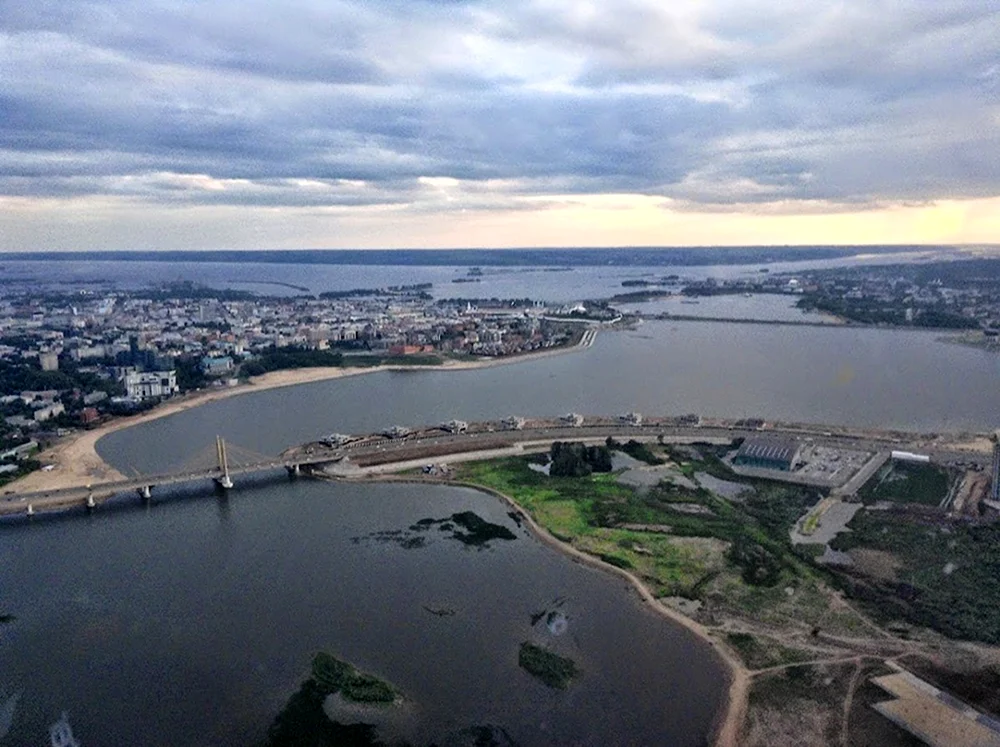 Река Казанка в Казани