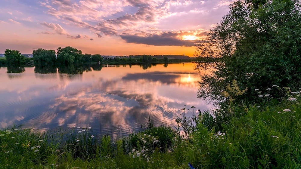 Река Клязьма Дмитровское шоссе