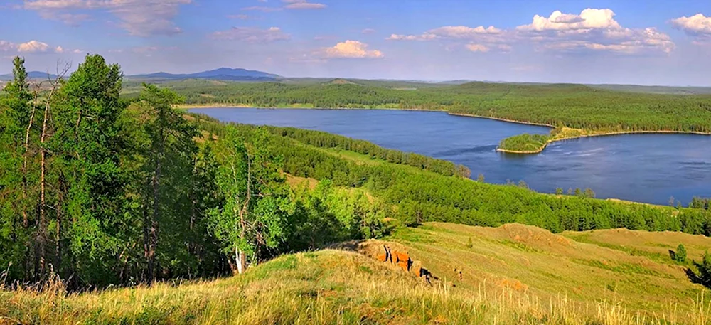 Река Урал Учалы
