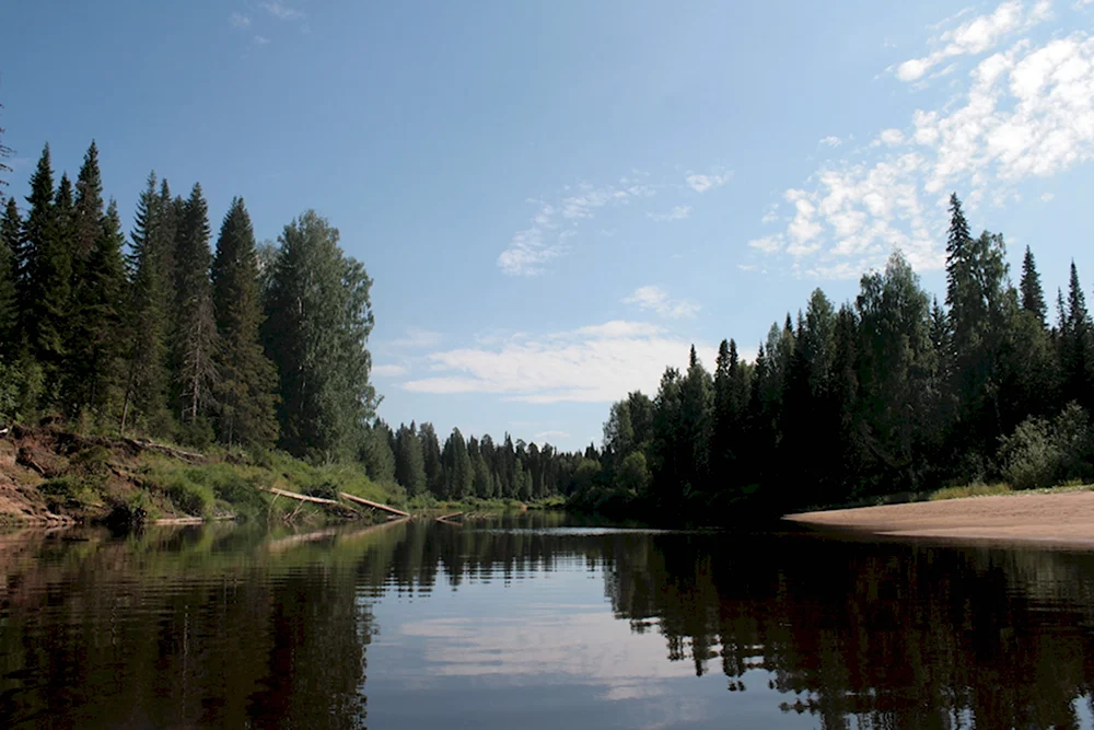 Река Вашка Удорский район