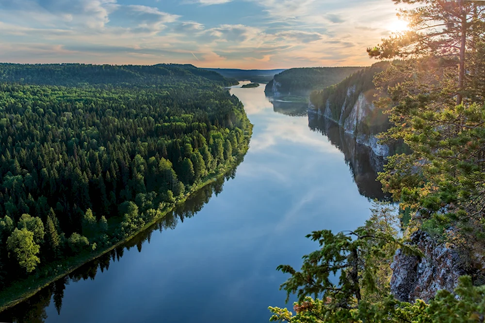 Река Вишера Пермский край