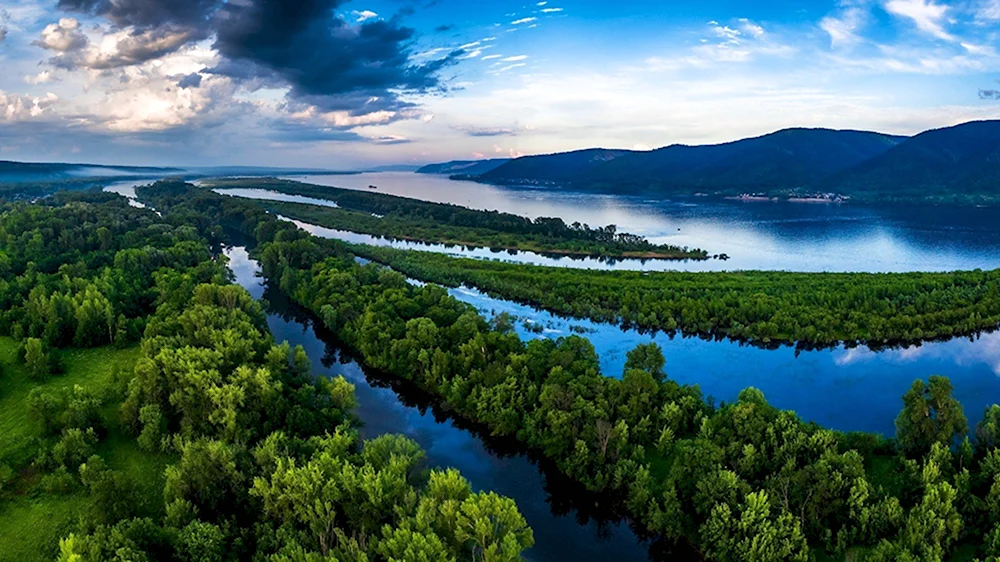 Река Волга Самара