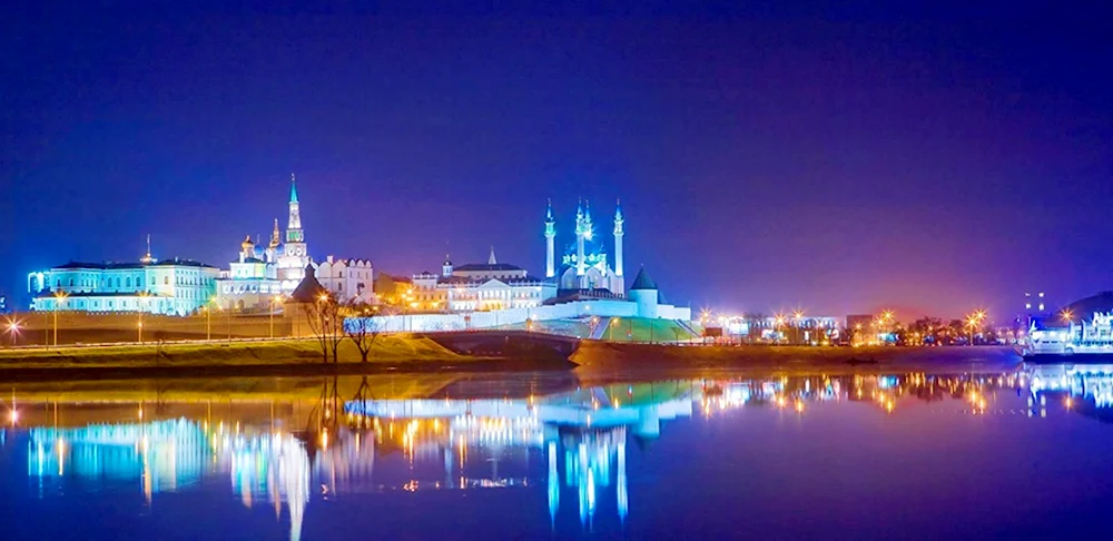 Река Волга в Казани