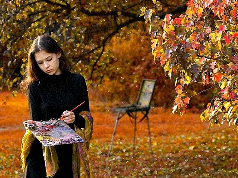 Сентябрь природа и люди