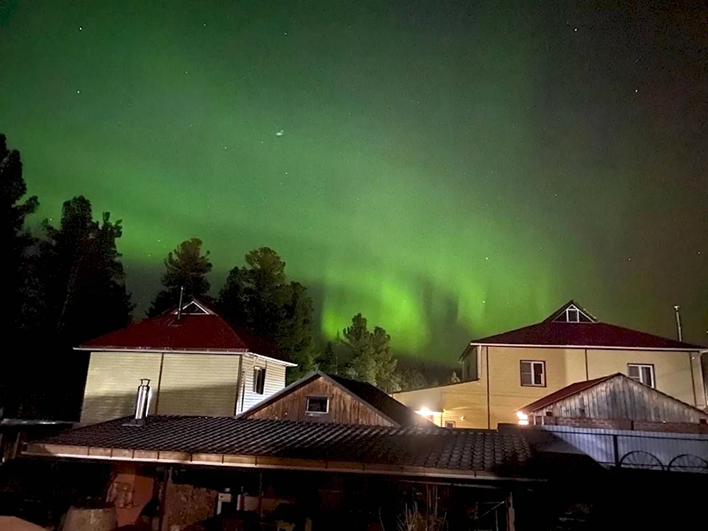 Северное сияние ХМАО