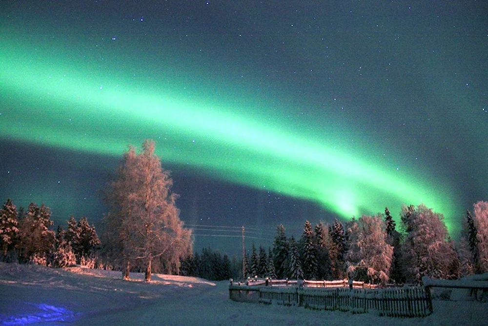 Северное сияние Сыктывкар
