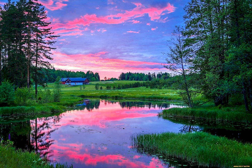 Швенция Ультрамариновые озёра