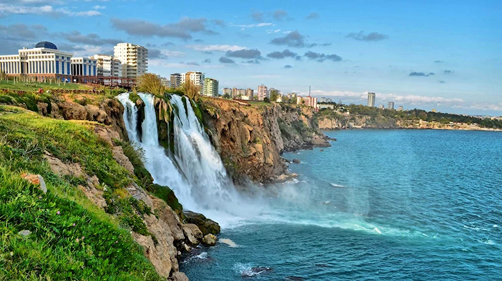 Турция Анталия водопад Дюден