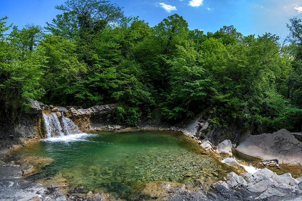 Водопады Пшада Геленджик