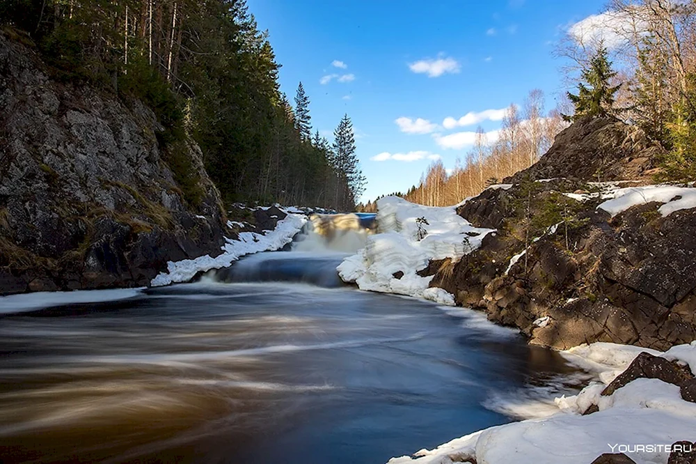 Заповедник и водопад Кивач