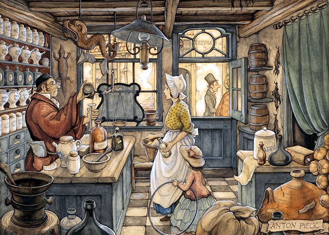 Антон пик anton Pieck 1895-1986