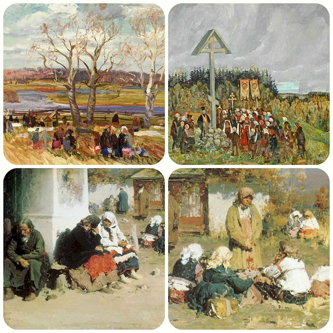 Архипов Радоница перед обедней 1892