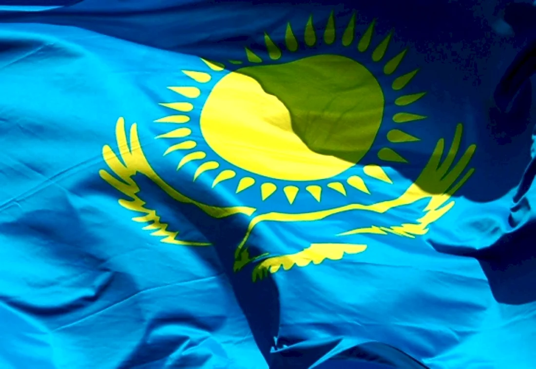 Флаг Казахстана