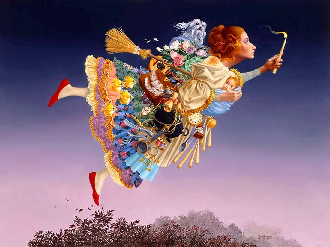 James c. Christensen художник