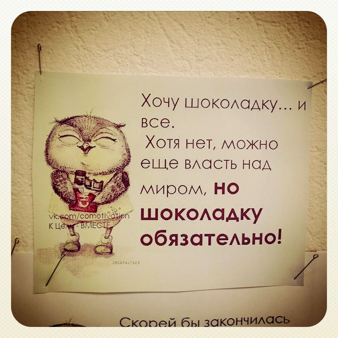 Хочу шоколадку