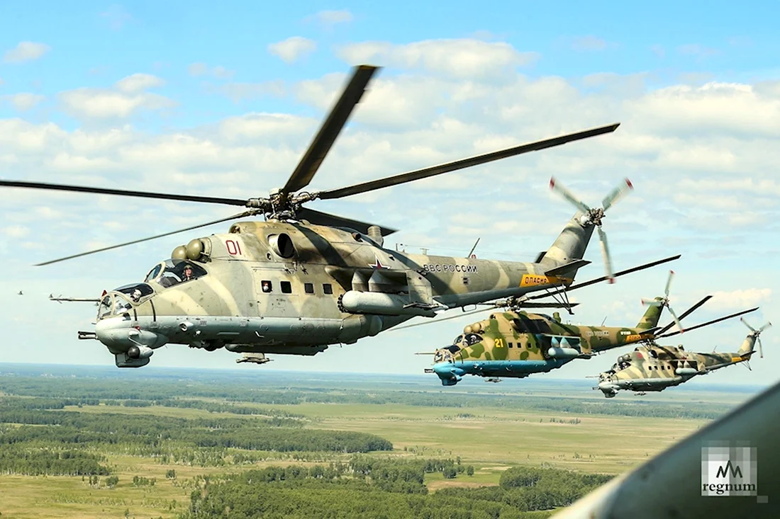 Ми-24 армейский ударный вертолёт