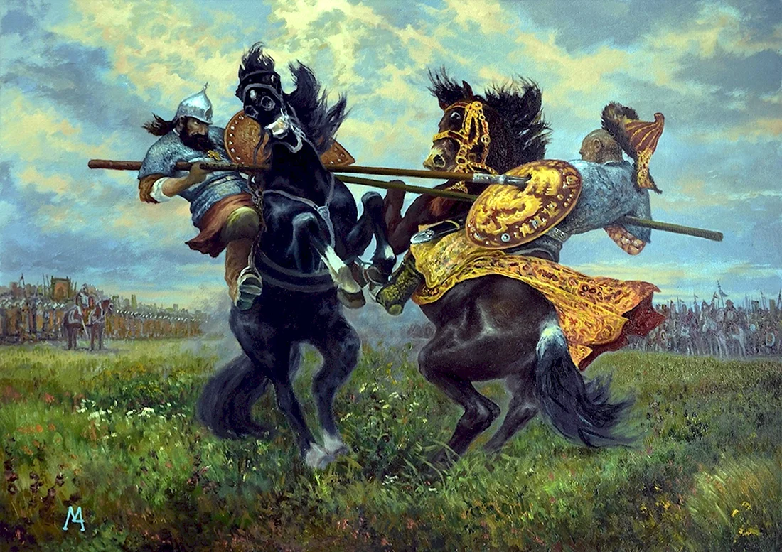 Пересвет с Челубеем