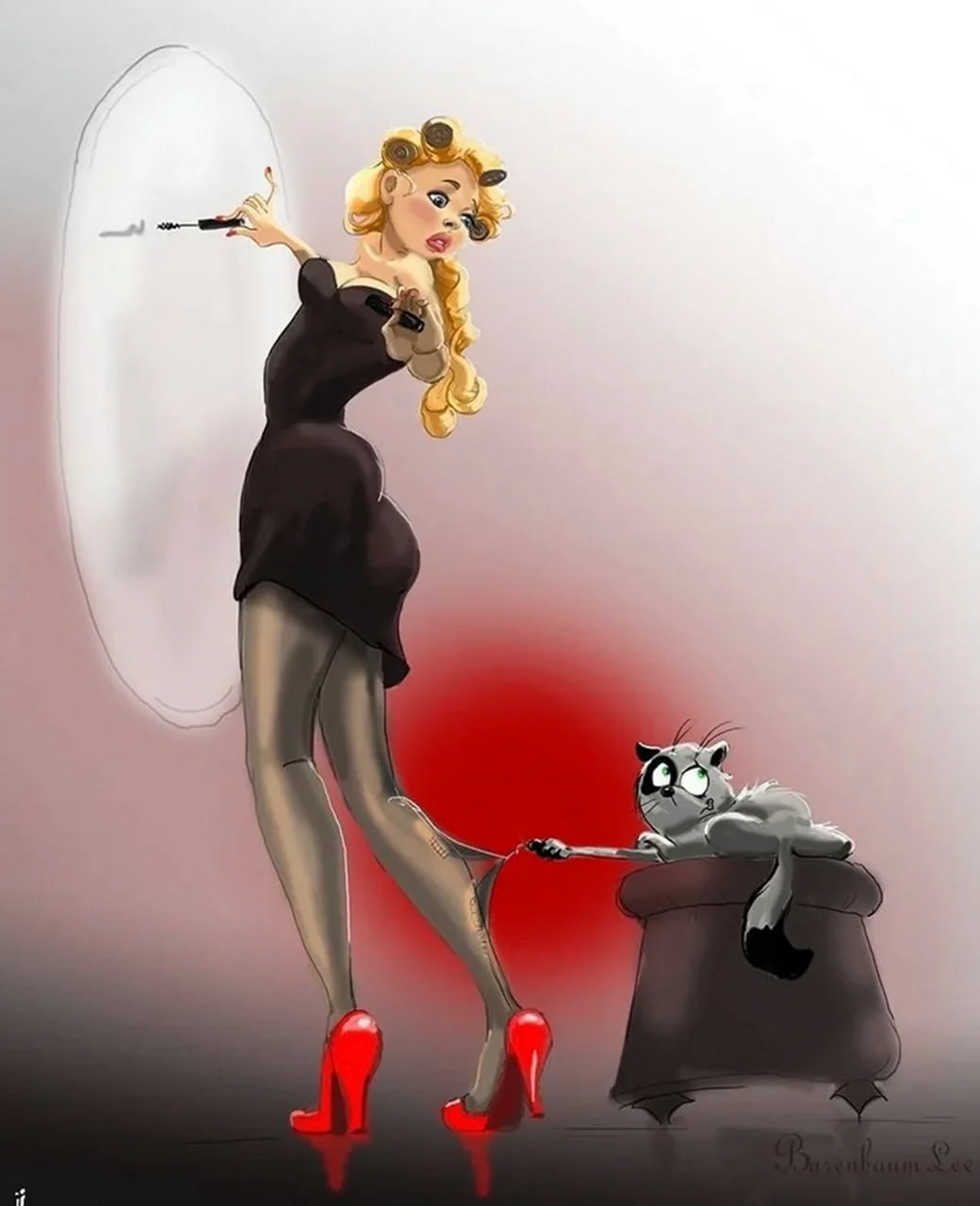 Прикольные рисунки девушек
