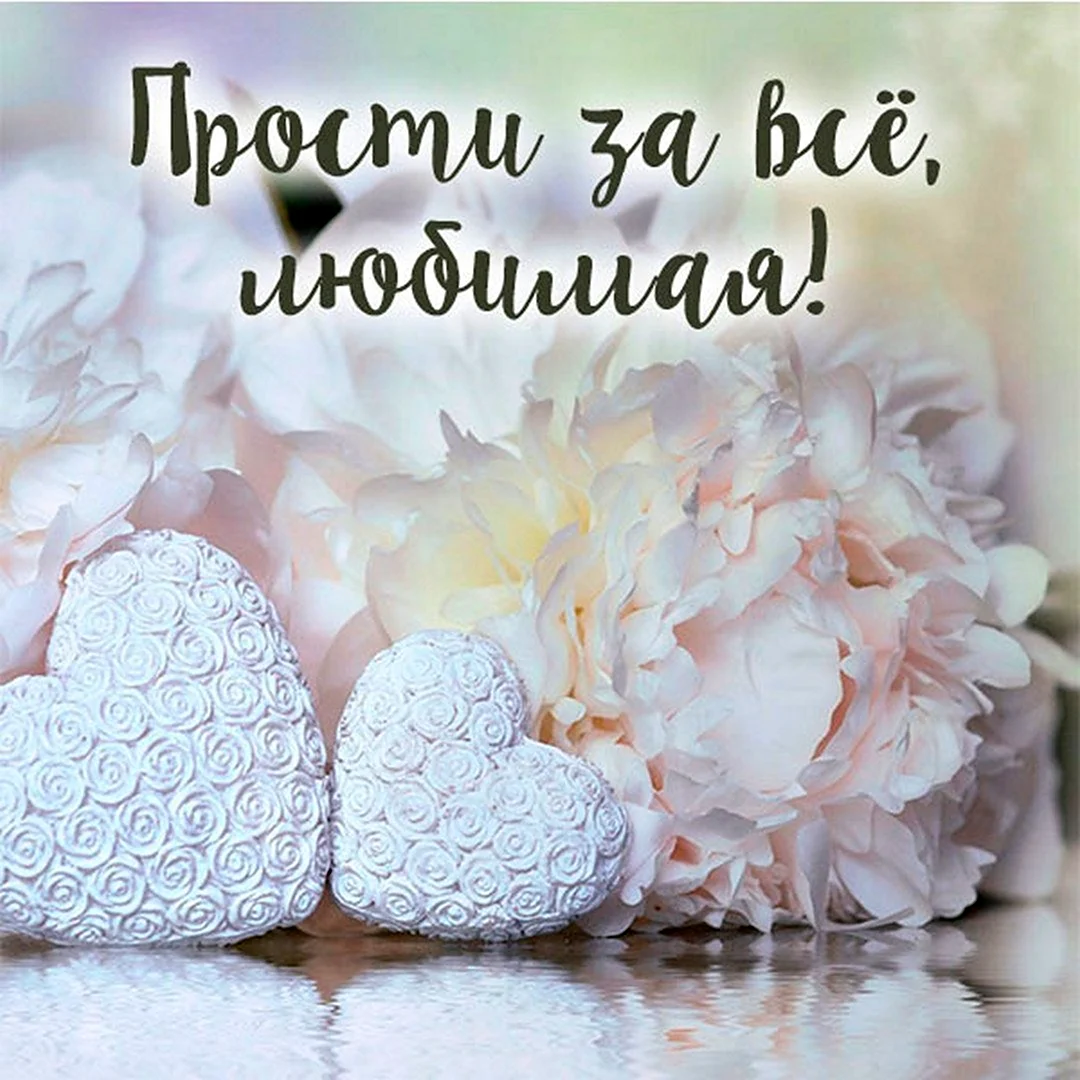 Простите открытка нежная