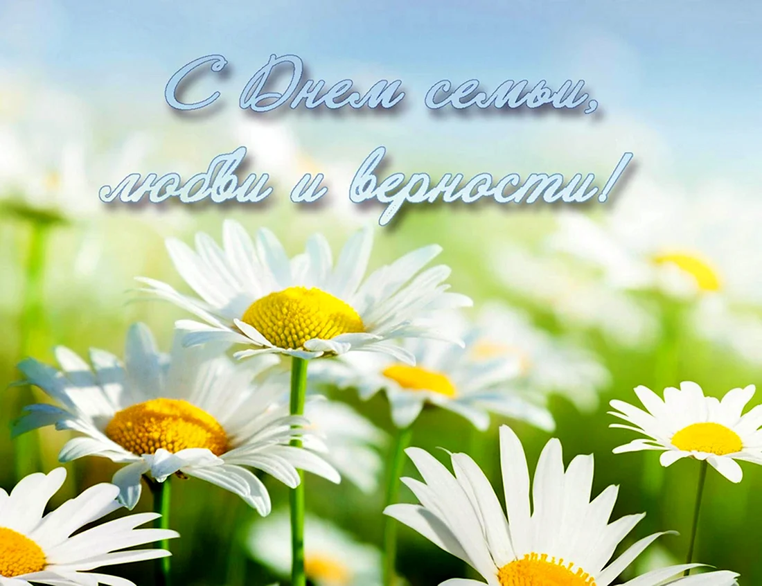 С днём семьи любви и верности