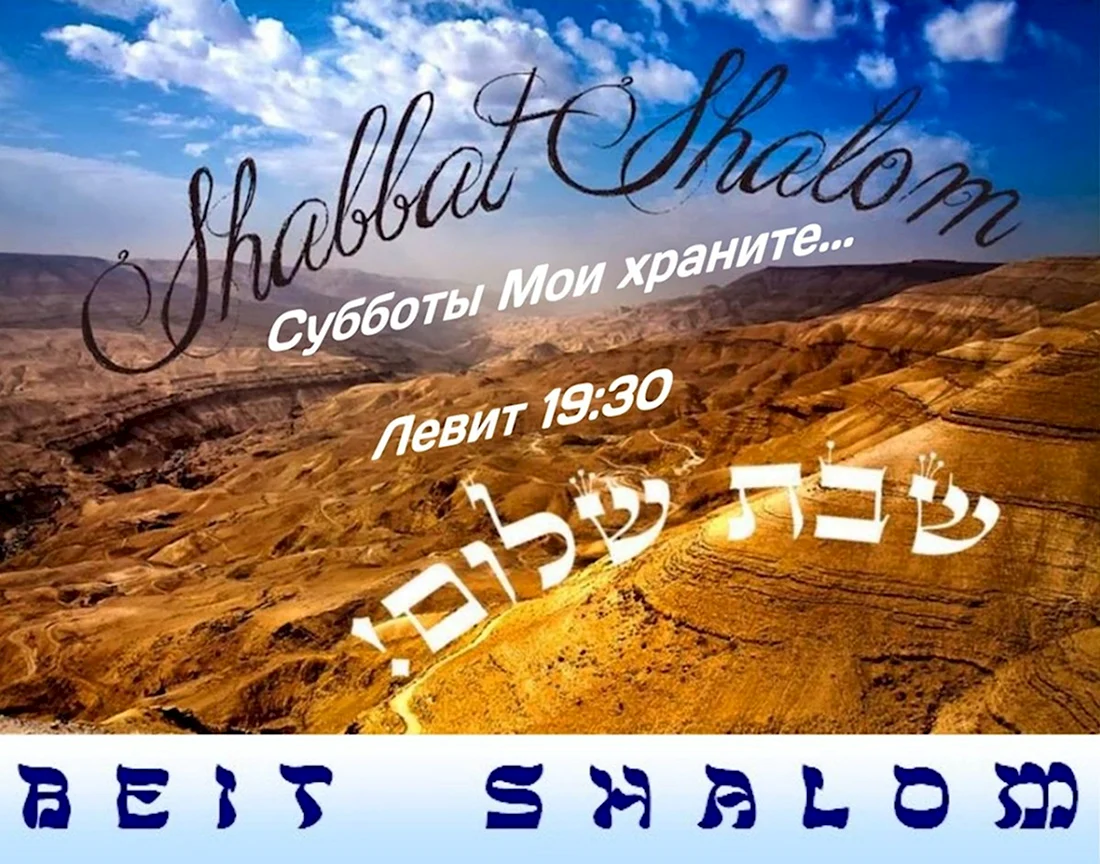 Шабат стикер Шалом