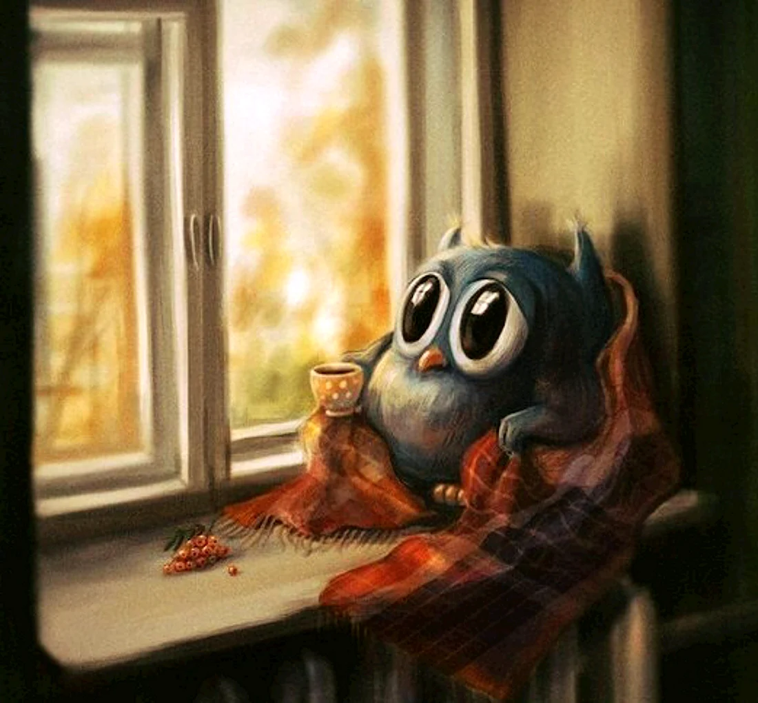 Сова скучает по любимому