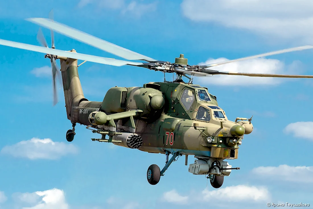 Вертолет военный с одним винтом