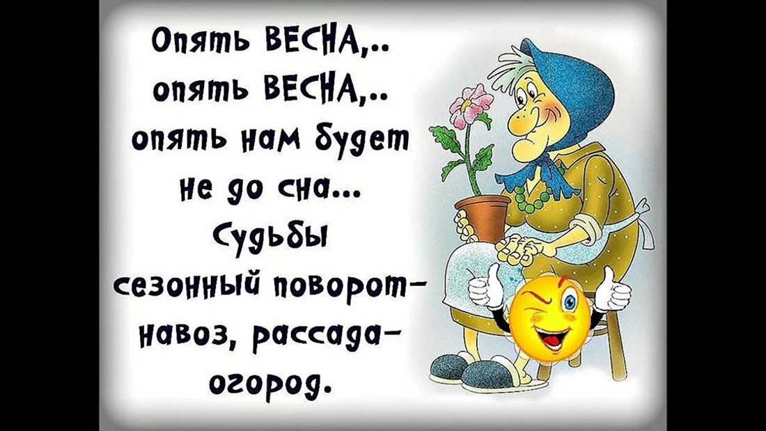 Весна юмор