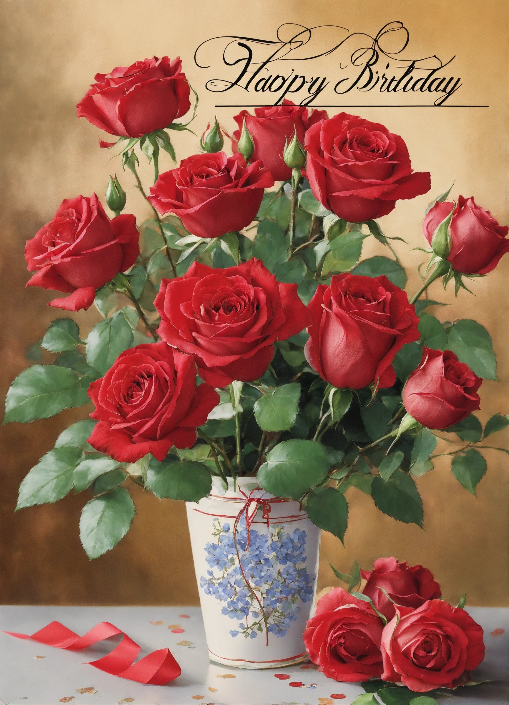 открытки с днем рождения пионовидные розы