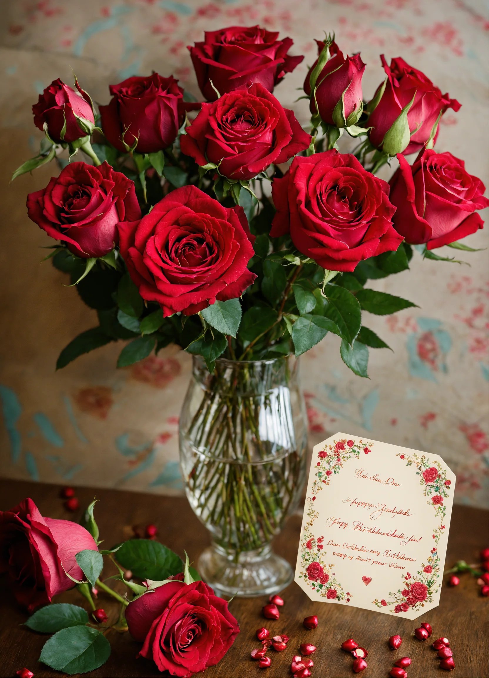 открытки с днем рождения девушке красивые розы
