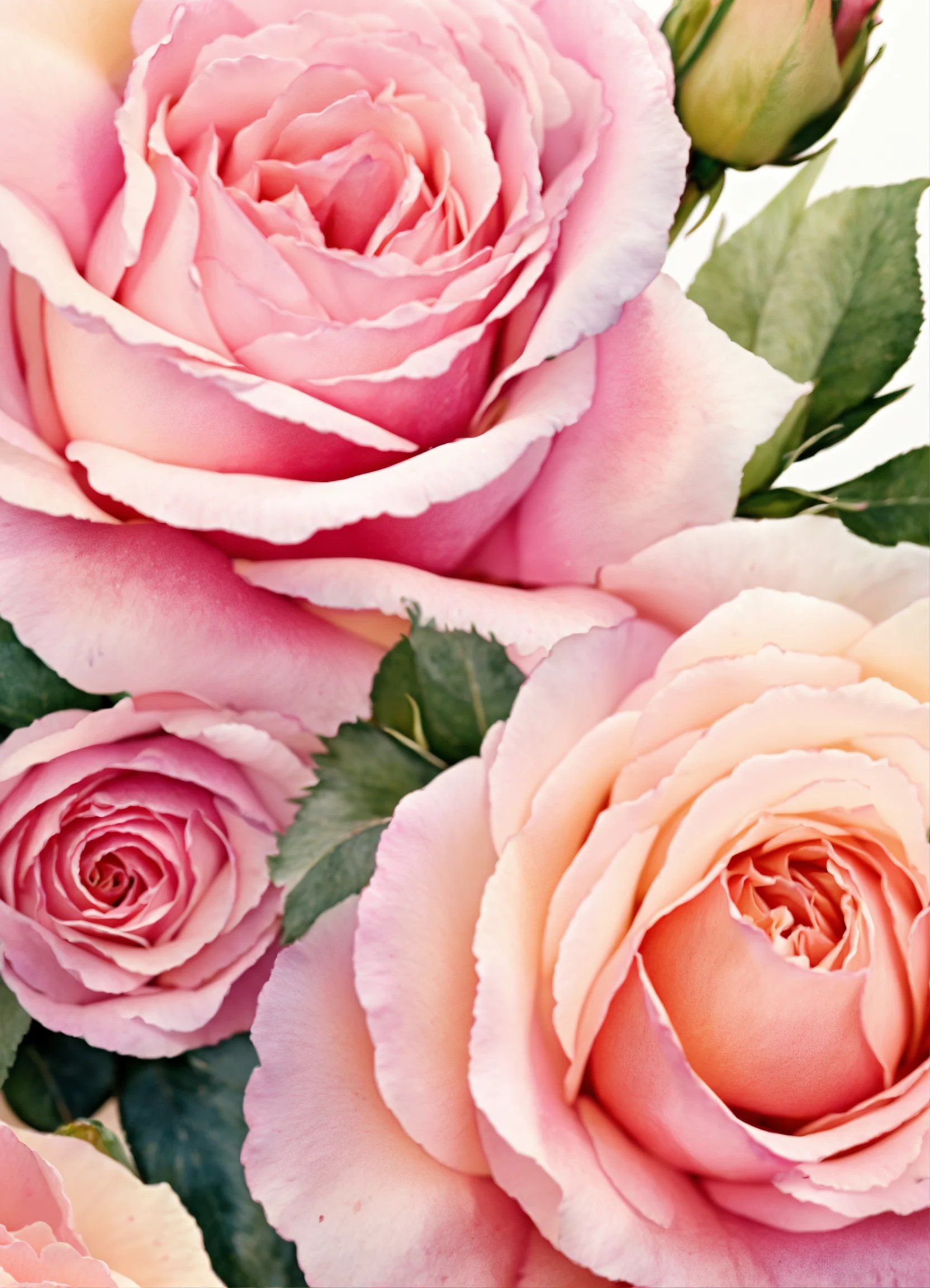 открытка букет роз с днем рождения