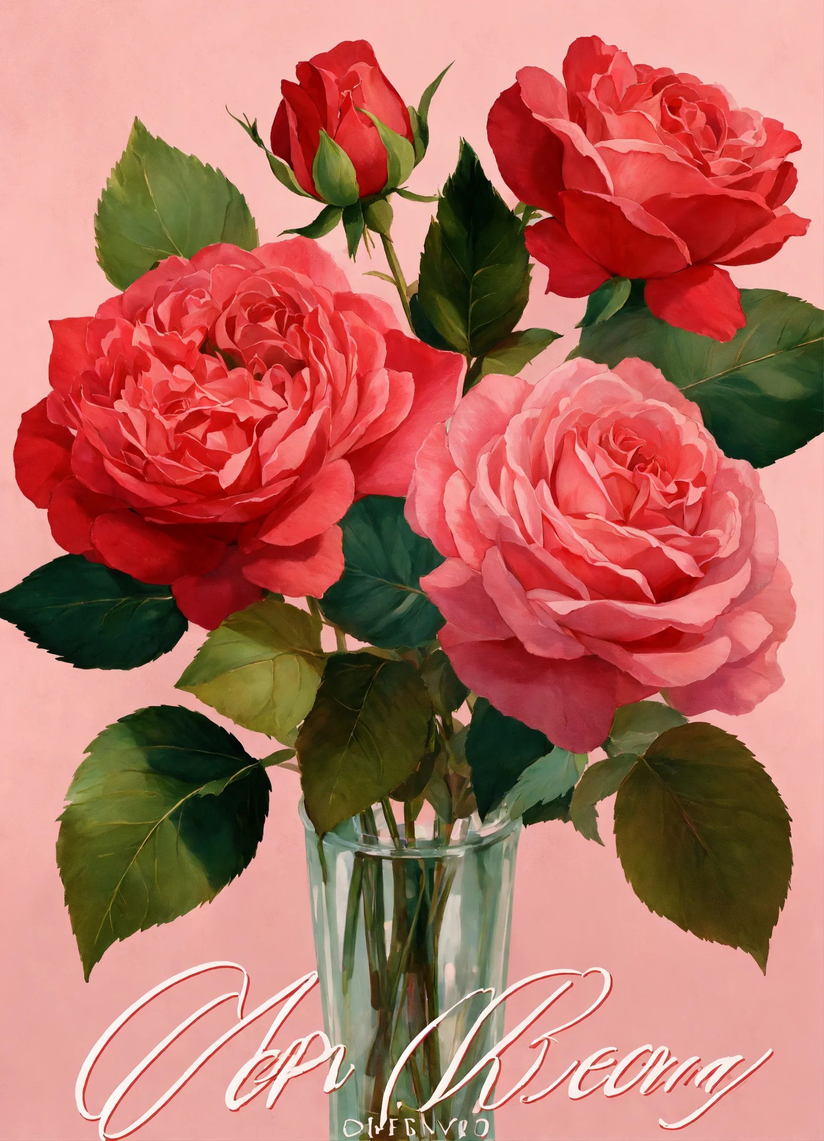 открытка с днем рождения девушке розы