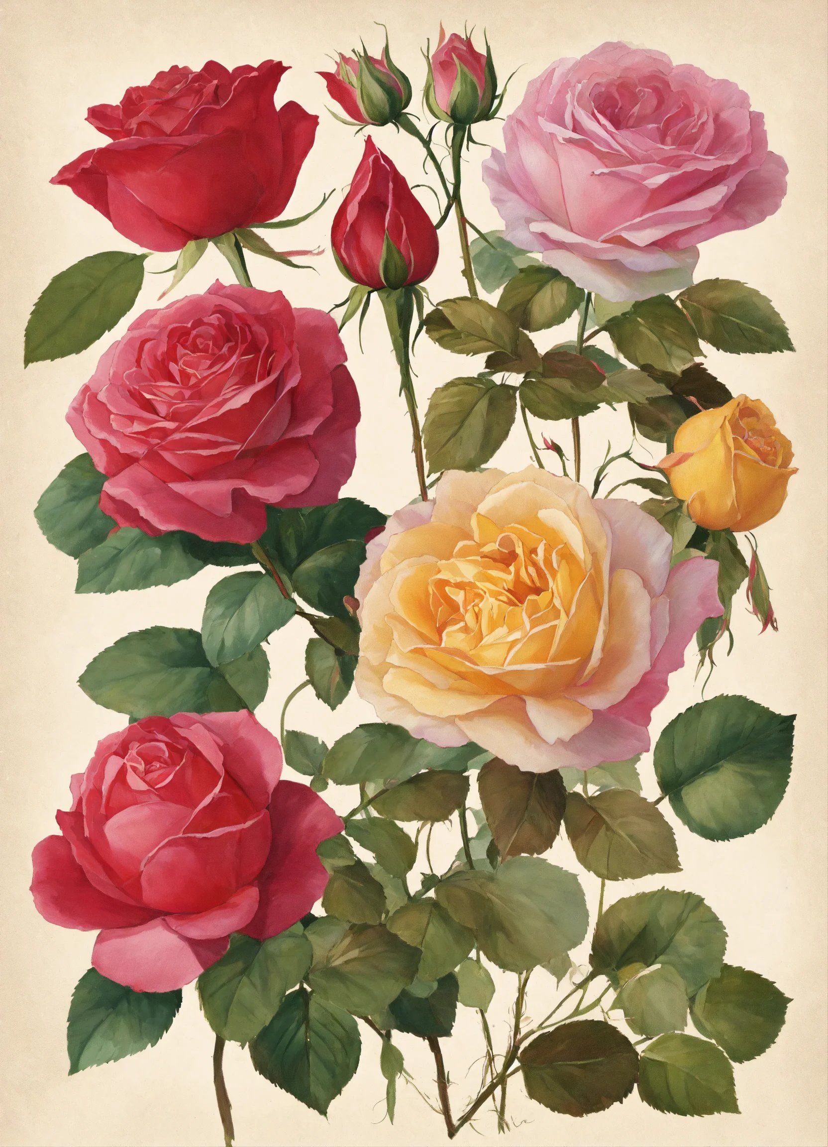 открытка с днем рождения зимние розы