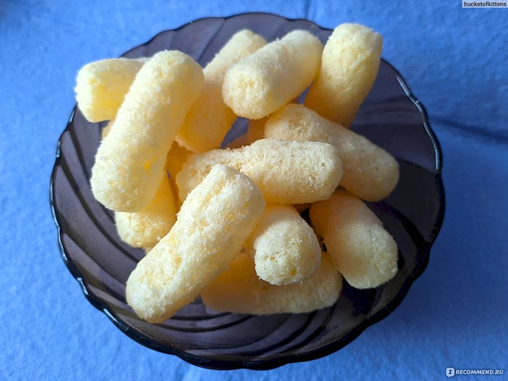 100г кукурузные палочки Кузя Лакомкин банан