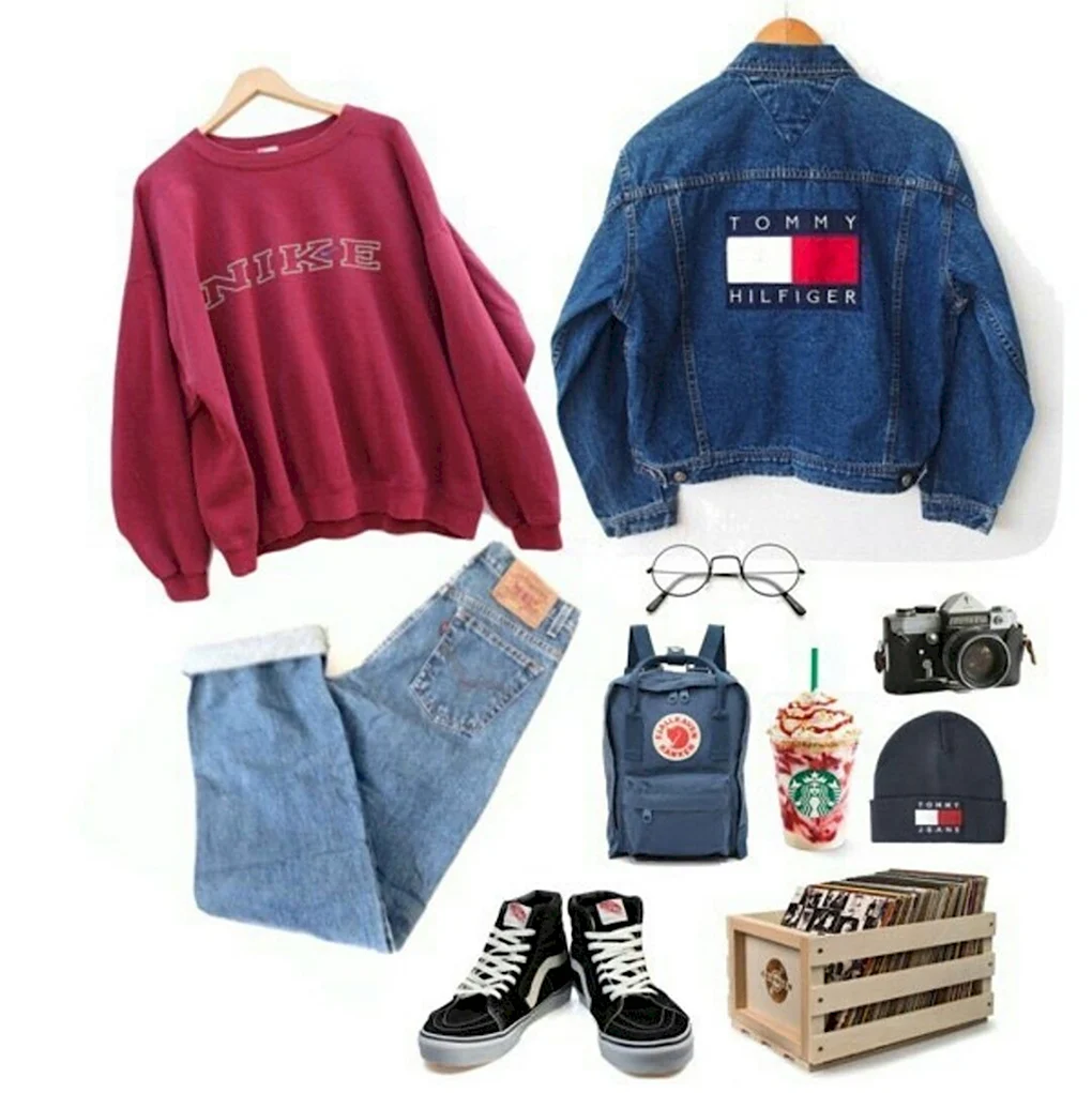 90s aesthetic Грандж одежда