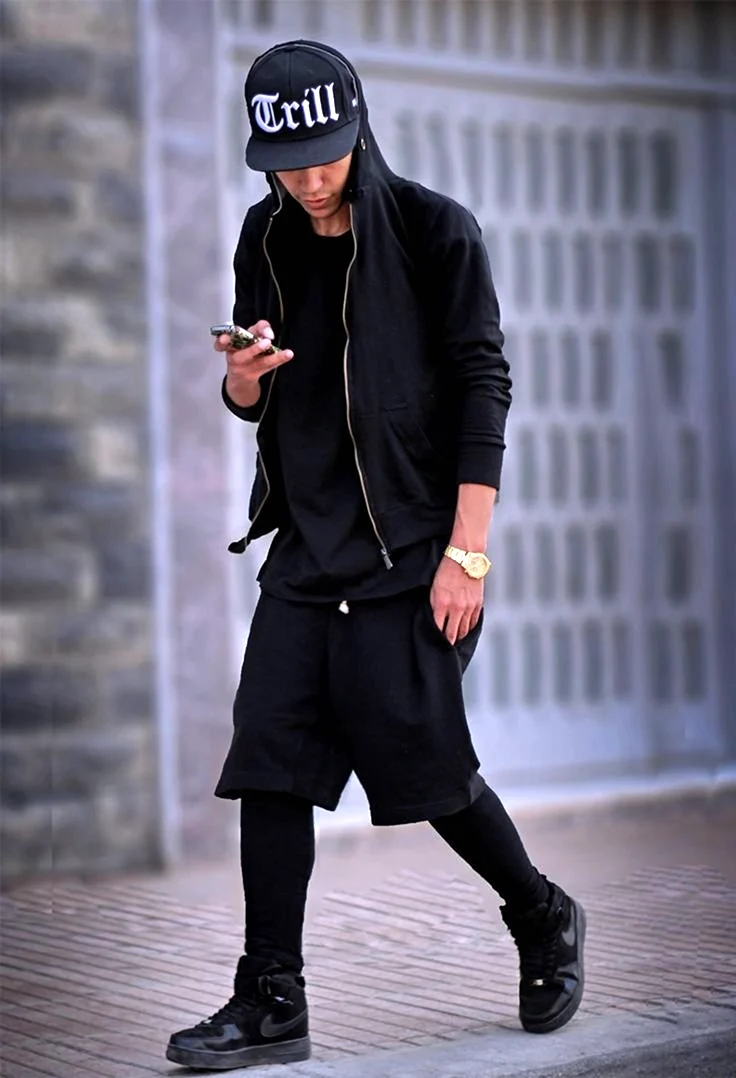 Black Air Force 1 outfit