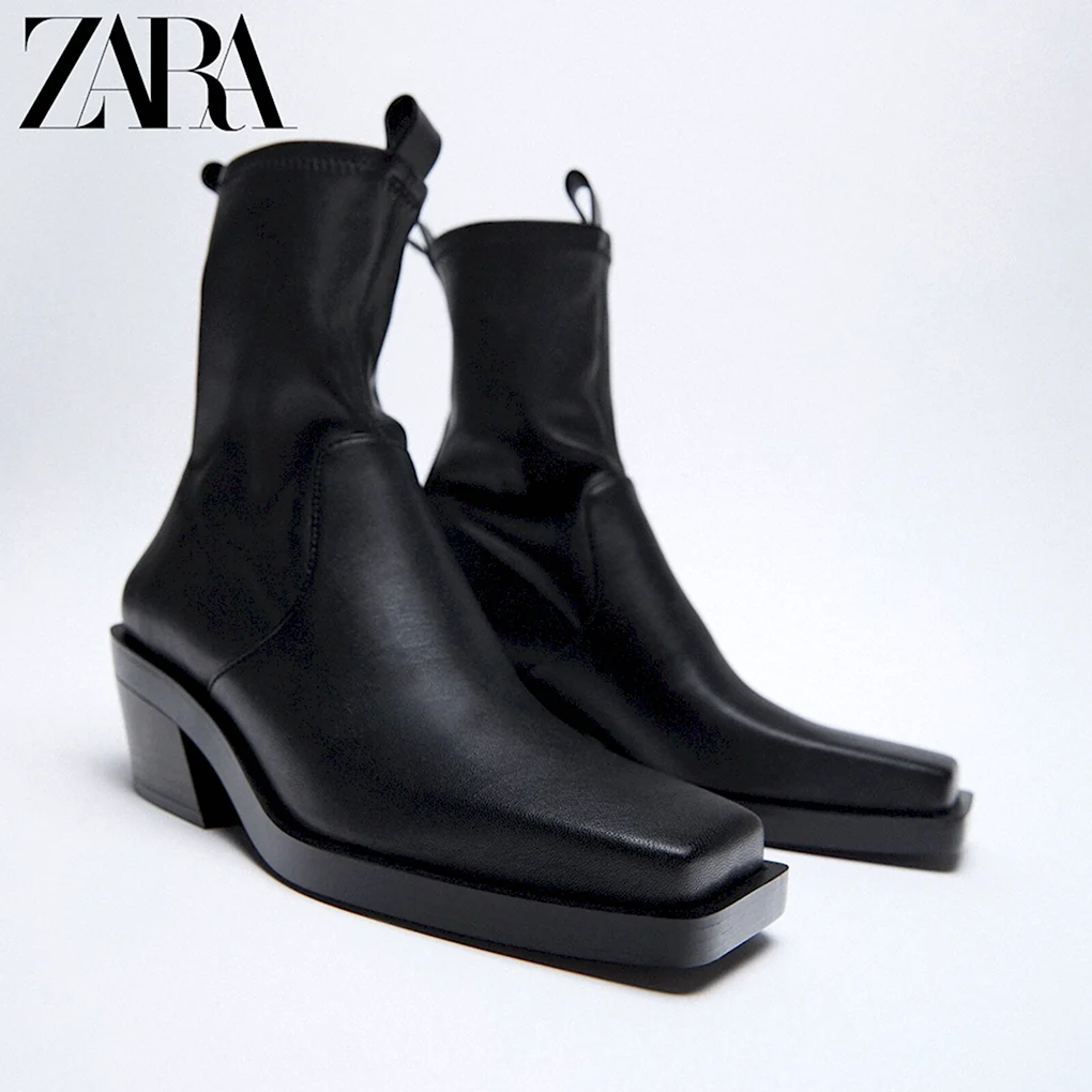 Ботинки Zara казаки