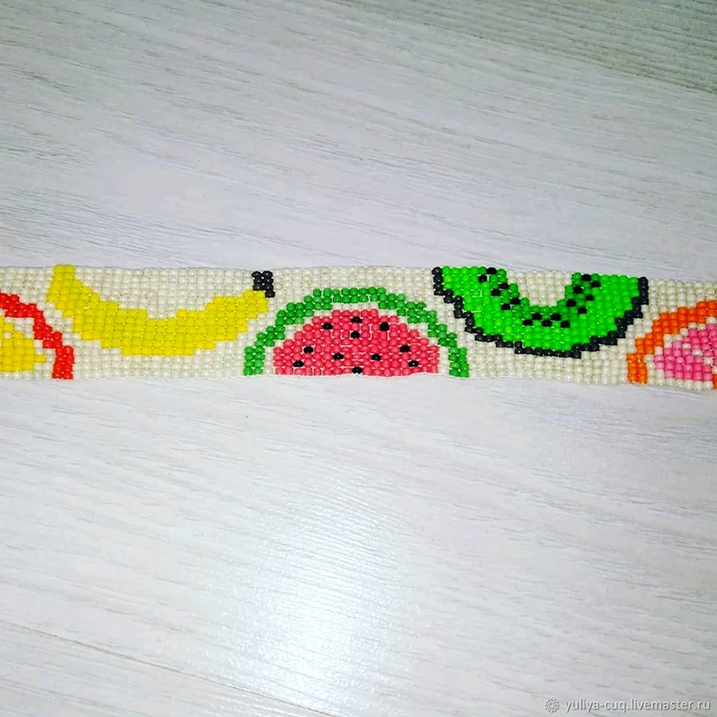 Браслет из бисера на станке