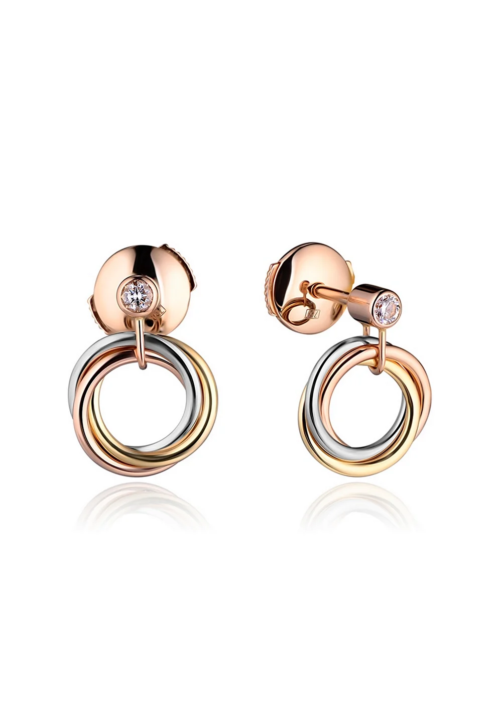 Cartier Trinity серьги
